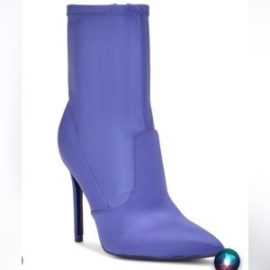 NINE WEST Purple “Jody” Booties NIB Never Worn